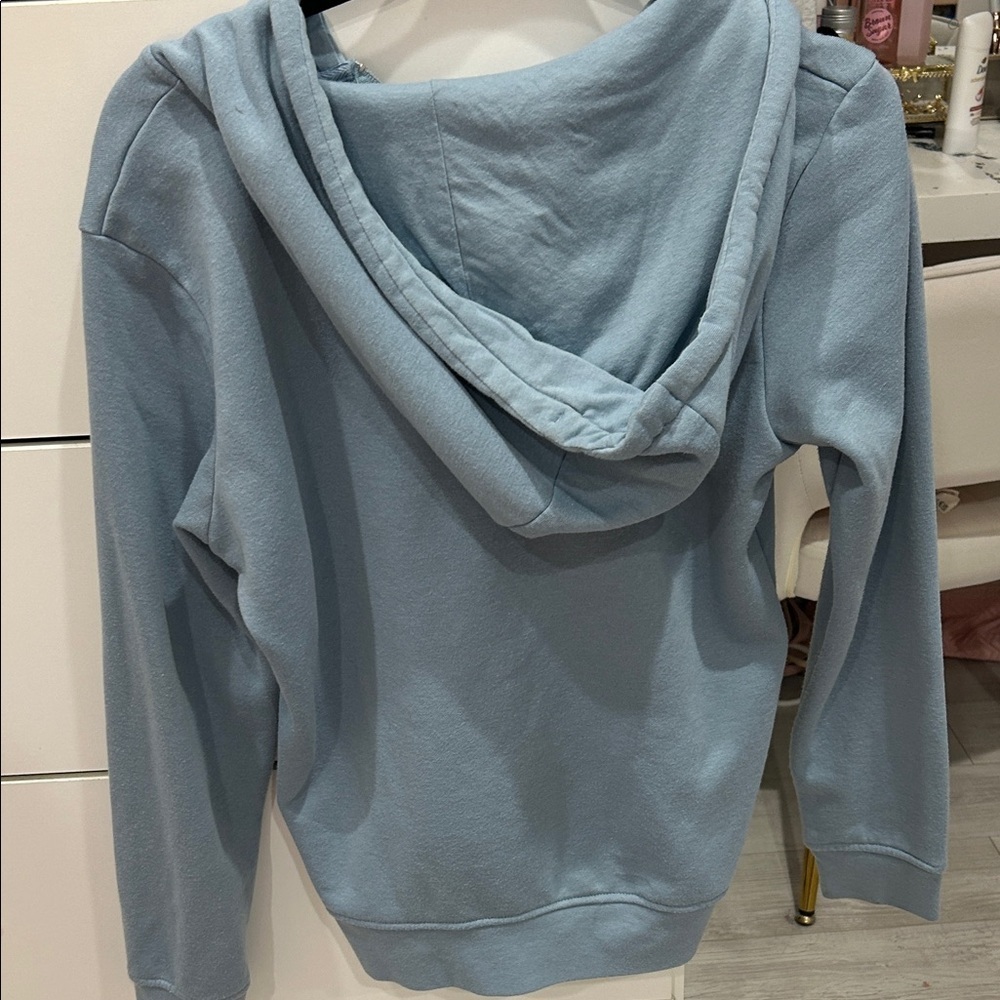 Primark Women's Blue Zip-Up Hoodie - Picture 4 of 4
